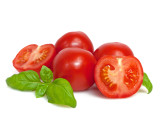 Tomaten mit Basilikum