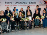 DBS Sportlerwahl 2014Markus Rehm und Anna Schaffelhuber gewinnen die DBS Sportlerwahl 2014.Dsa Team Rollstuhlbasketball Damen mit Trainer Holger Glinicki wird Mannschaft des Jahres 2014.